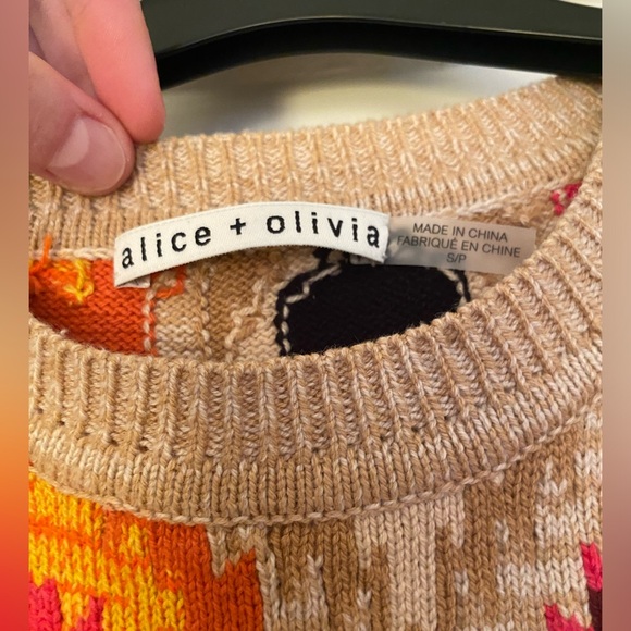 Alice & Olivia Cropped Sweater Vest- Size small (NWOT) - Picture 2 of 5